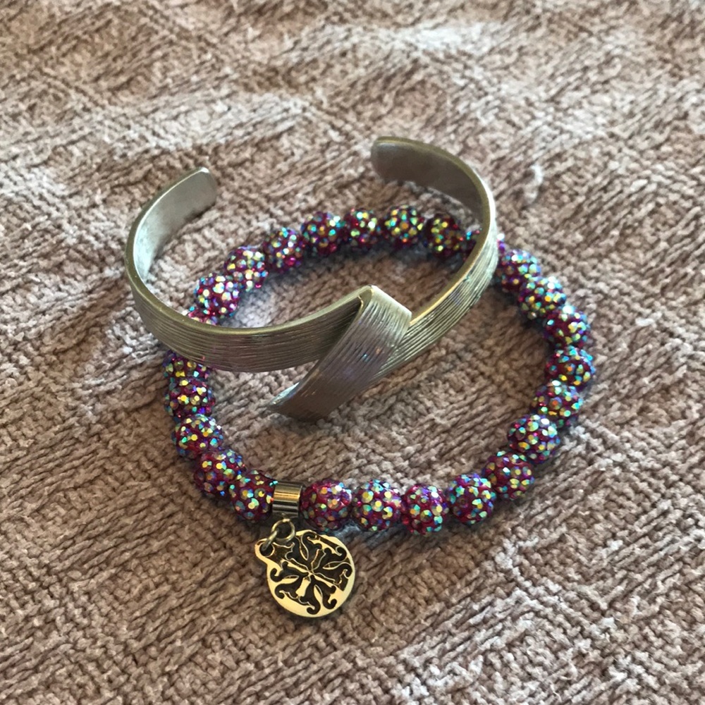 Rustic cuff set.